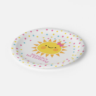Little Sunshine Paper Plate