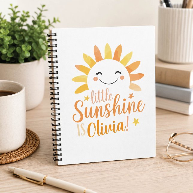 Little Sunshine Personalised SpiralNotebook Notebook (Creator Uploaded)