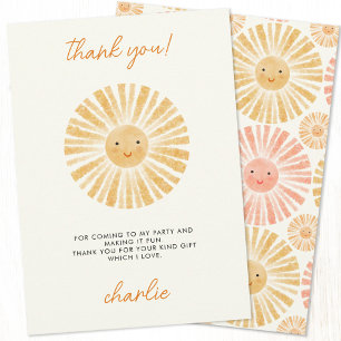 Little Sunshine Thank You Card