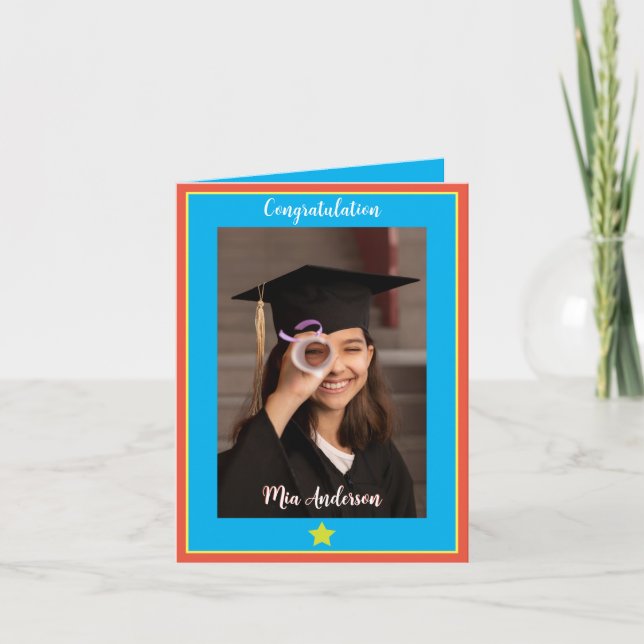 Little Superstar Graduation card (Front)