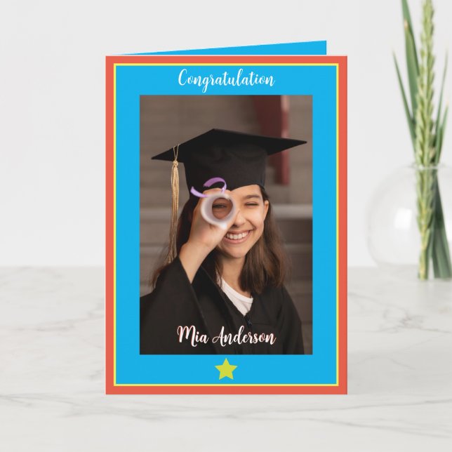 Little Superstar Graduation card (Front)