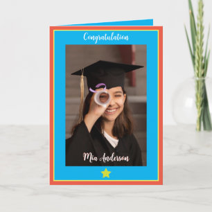 Little Superstar Graduation card