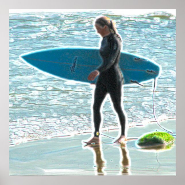 Little Surfer Girl Poster (Front)