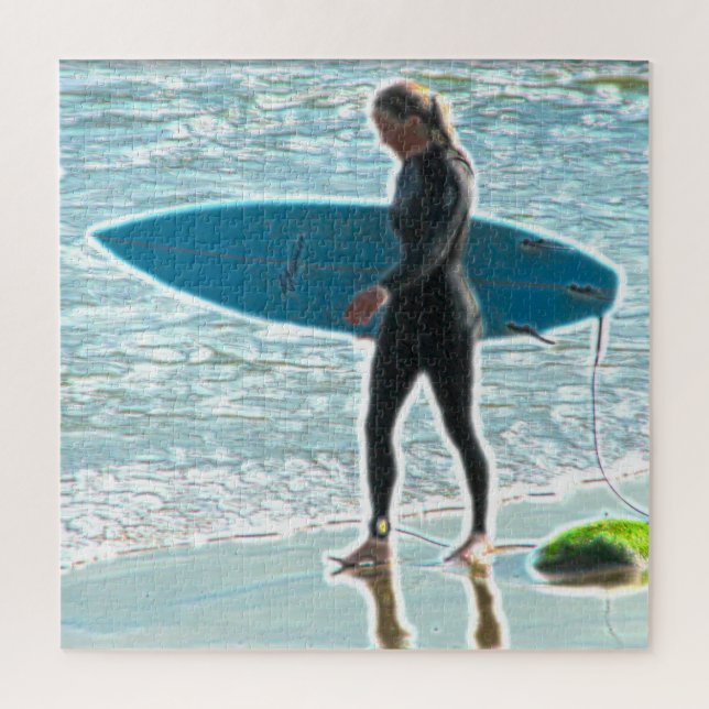 Little Surfer Girl Puzzle (Vertical)