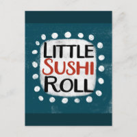 Little Sushi Roll Postcard
