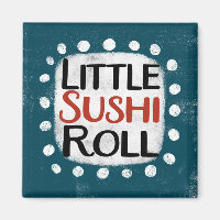 Little Sushi Roll Refrigerator Magnet