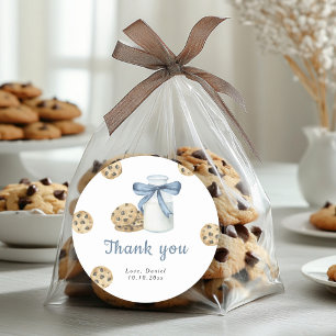 Little Sweet Cookie birthday party thank you Classic Round Sticker
