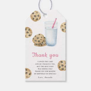 Little Sweet Cookie girl birthday party thank you Gift Tags
