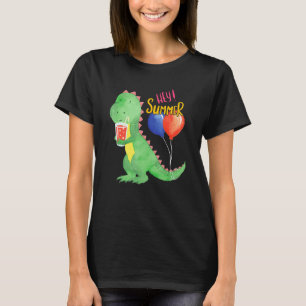 Little Sweet Dinosaur With Lemonade Refreshment Fo T-Shirt