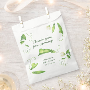 Little Sweet Pea Baby Shower Thank You Favour Bag