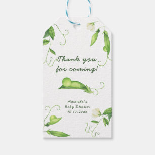 Little Sweet Pea Baby Shower Thank You Gift Tags