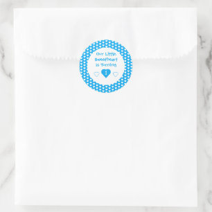 Little Sweetheart 1st Birthday Classic Round Sticker