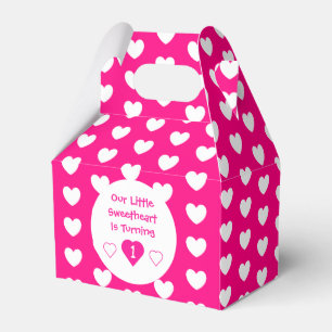 Little Sweetheart 1st Birthday Favour Box