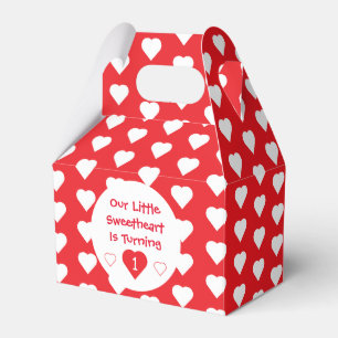Little Sweetheart 1st Birthday Favour Box