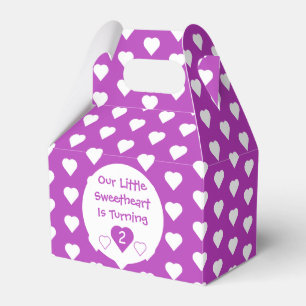 Little Sweetheart 2nd Birthday Favour Box