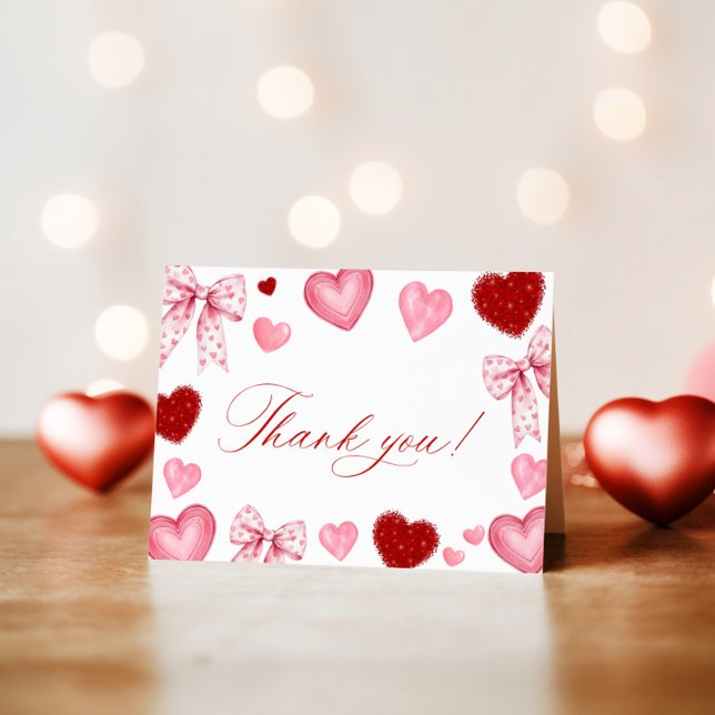 Little Sweetheart Baby Shower, Baby Shower  Thank You Card (Creator Uploaded)