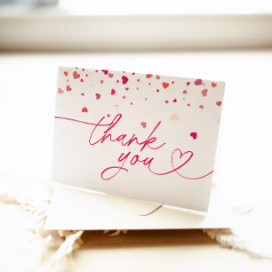 Little Sweetheart Baby Shower, Baby Shower  Thank You Card