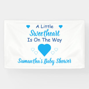 Little Sweetheart Baby Shower Banner