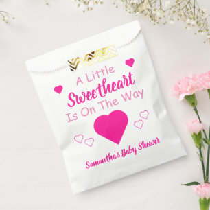 Little Sweetheart Baby Shower Favour Bag