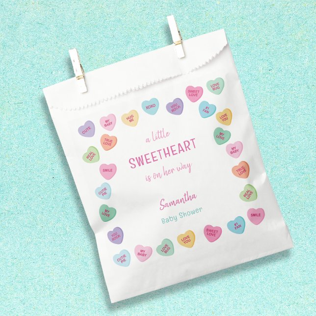 little Sweetheart baby shower Favour Bag (Creator Uploaded)