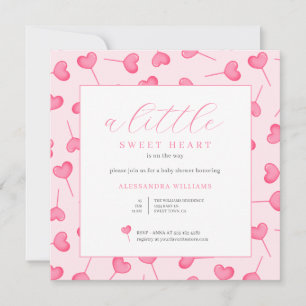 Little Sweetheart Baby Shower Invitation
