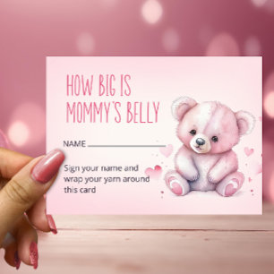 Little sweetheart bear how big is mummy's belly enclosure card