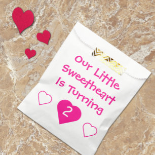 Little Sweetheart Birthday Favour Bag