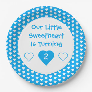 Little Sweetheart Birthday Paper Plate