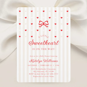 Little Sweetheart Gender Neutral Baby Shower Invitation