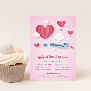 Little Sweetheart Kids Birthday Party Invitation