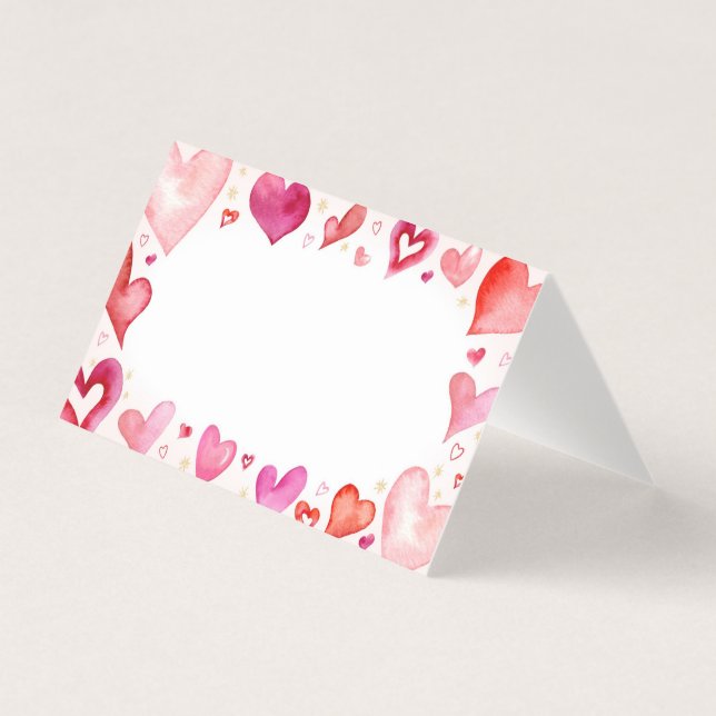 Little Sweetheart Placecard Party Decor (Front)