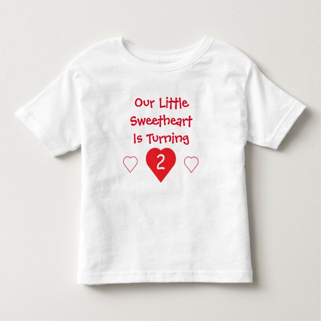 Little Sweetheart Toddler T-Shirt (Front)