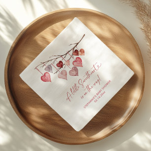 Little Sweetheart Valentines Baby Shower Paper Napkin