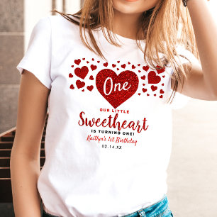 Little Sweetheart Valentine's Day Any Age Birthday T-Shirt