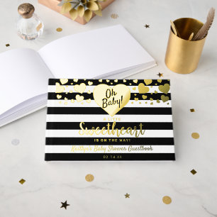Little Sweetheart Valentine's Day Baby Shower Guest Book