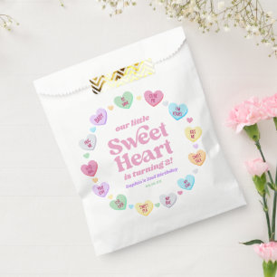 Little Sweetheart Valentine's Day Birthday Party Favour Bag
