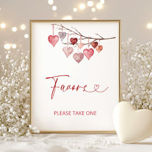 Little Sweetheart Valentines Favours Poster