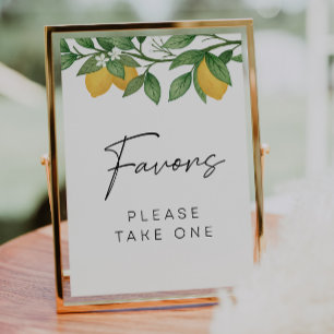 Little sweetie baby shower Favours sign Invitation