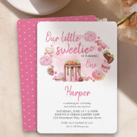 Little Sweetie Doughnuts and Sweets Girl 1st Birth