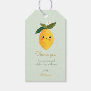 Little Sweetie Lemon Thank you Gift Tags