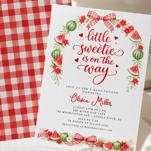 Little Sweetie Watermelon Baby Shower Invitation