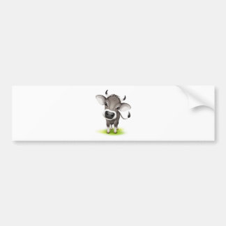 Little swiss cow bumper sticker