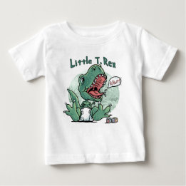 Little T. Rex by Mudge Studios Baby T-Shirt