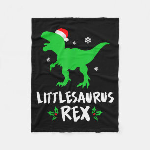 Little T Rex Matching Family Christmas Dinosaur Sh Fleece Blanket