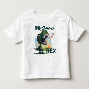 Little T Rex Painted Toddler T-Shirt
