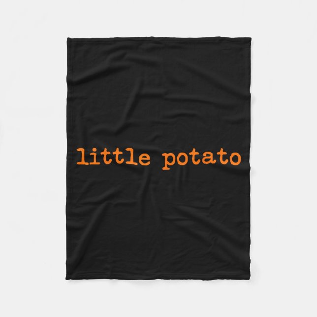 Little Tato Sweet Tato Thanksgiving Family Matchin Fleece Blanket (Front)