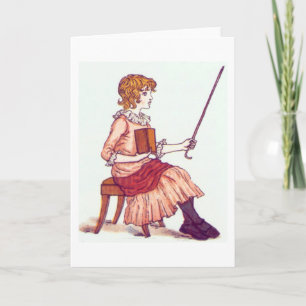Little Teacher, Greeting Card