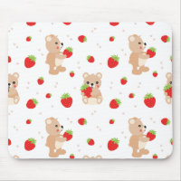 Little teddy bear with berry