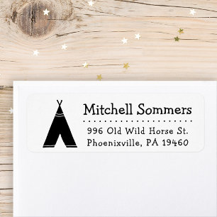 Little Teepee Kids Return Address Labels