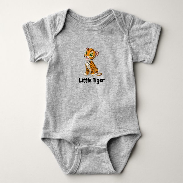 Little Tiger Baby Bodysuit (Front)